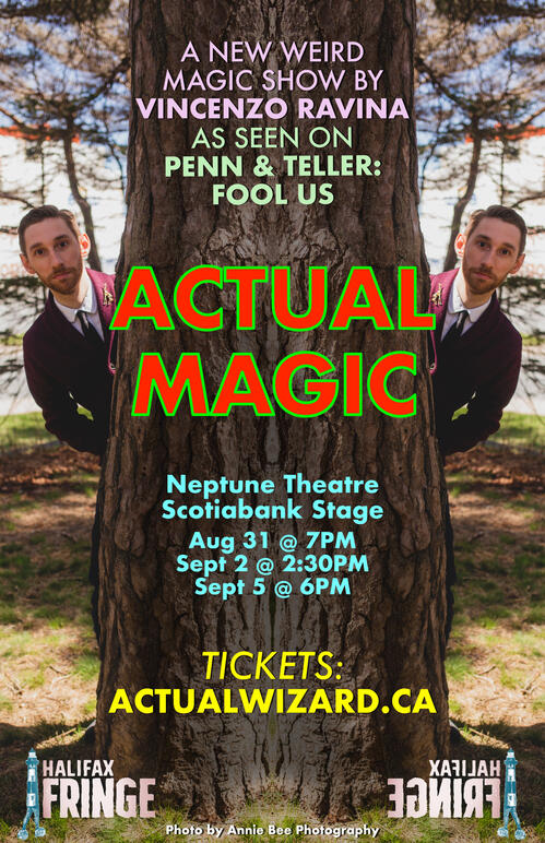 Actual Magic - 2023 Fringe Poster Actual Magic - 2023 Fringe Poster