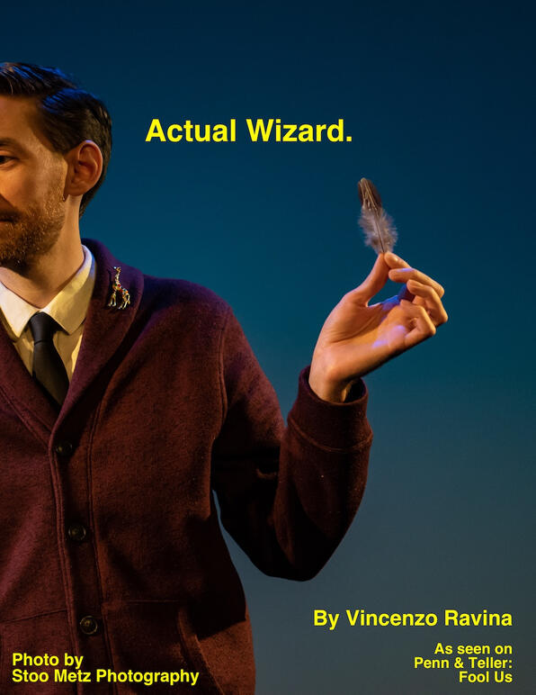 Actual Wizard - 2022 Fringe Poster Actual Wizard - 2022 Fringe Poster